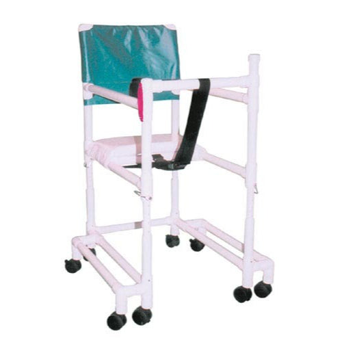 Drive Medical PVC Walker With Height Adjustable Arms and Seat Tall With Outriggers