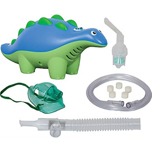 Roscoe Medical Pediatric Dinosaur Nebulizer, Quiet Compressor, Portable Asthma Treatment