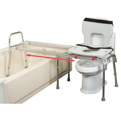 Eagle Health Toilet-to-Tub Sliding Transfer Bench, XX Long