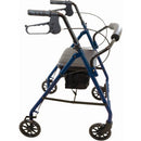 ProBasics Steel Rollator Walker with Adjustable Handles, Backrest & Brakes