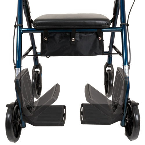 Combination Blue Rollator & Transport Wheelchair, 2 pack