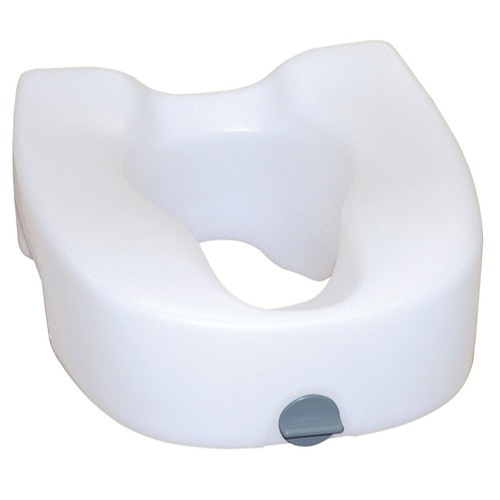 Medline Raised Toilet Seat With Lock Without Arms