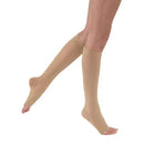 Jobst UltraSheer Knee High Open Toe Compression Stockings, 15-20mmHg for leg support and circulation improvement, Moovkart.