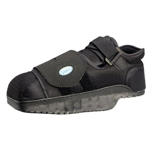 Darco Heel Wedge Healing Shoe for Offloading Heel Pressure and Reducing Strain, Black