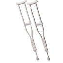Fabrication Enterprises Push Button Aluminum Adjustable Adult Crutch, Pair