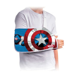 Captain America Youth Arm Sling - Comfortable Support for Injured Arm (DonJoy, Marvel)