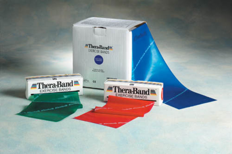 Theraband Light Bands Set (Yellow, Red, Green) in Clam Pack