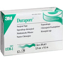 3M Durapore Silk Tape for Medical Use with Strong Adhesive and 1 x 10 Yards Size, Box of 12