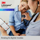 3M Littmann Core Digital Stethoscope, Noise Cancellation, Black