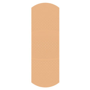 Dynarex Adhesive Bandages for Minor Cuts with Non-Stick Pad and Sheer Strips, 1 x 3 Inches 100 Count Hover