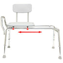 Eagle Health Supplies sliding transfer bench, regular, for bathroom transfers, durable, adjustable, Moovkart