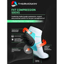 Thermoskin FXT Compression Socks for Plantar Fasciitis with Arch and Heel Support, X-Small Pair