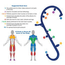Blue Jay Complete Relief Trigger Point Self-Massager, S-Shaped for Deep Tissue Muscle Therapy