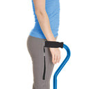 Blue Jay Offset Cane with Foam Handle, Adjustable Height 30 – 39 Inches and 300 lbs Capacity