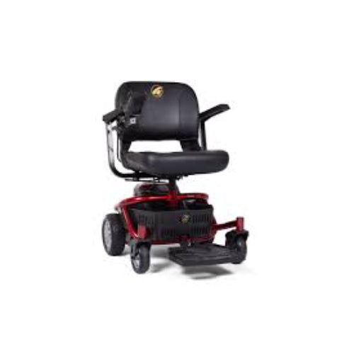 LiteRider Portable Travel Power WheelChair with Red Rear Wheel Drive