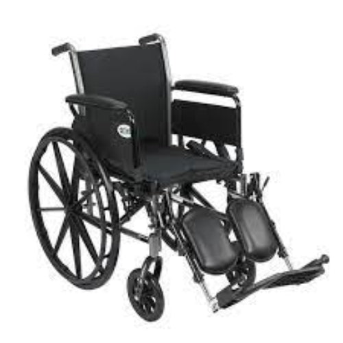 K3 Wheelchair Light Weight 16 with Detachable full arms & Elevating Legrests Cruiser III