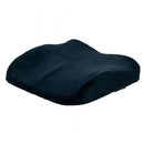 ObusForme Sitback Cushion Black for Back or Seat with Contoured Foam and Soft Cover