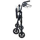 ProBasics Deluxe Aluminum Rollator, Blue Flame with 8 Inches Wheels