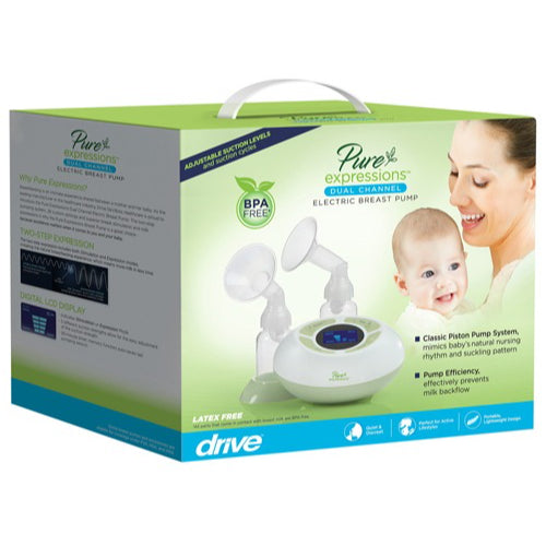 Drive Medical Pure Expressions Breast Pump Double Electric