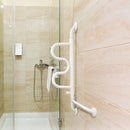 Stander Curve Grab Bar with 180 Degree Pivot and Multi-Level Ladder Handholds. Moovkart