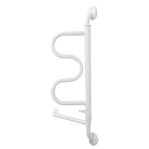 Stander Curve Grab Bar, Pivoting Wall-Mounted Ladder Support, 32.5 Inch Length, 300 lbs Capacity