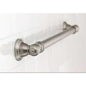 Moen Kingsley 12-Inch Brushed Nickel Grab Bar with 500 lbs Capacity