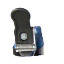 Drive Medical Fly-Lite Transport Chair, Blue, 19 Inches Seat Width