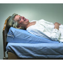 Bed wedge with cozy cloth cover for elevation.