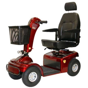 Shoprider Sprinter XL4 Heavy Duty Mobility Scooter, 4-Wheel and 350 lbs Capacity, Burgundy