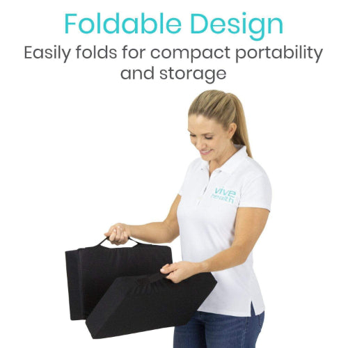 Vive Health Foldable Wheelchair Cushion 18 X 16 X 3 Inches