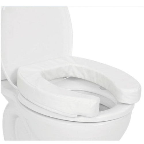 Vive Health 2 Inch Firm Foam Toilet Seat Cushion, White