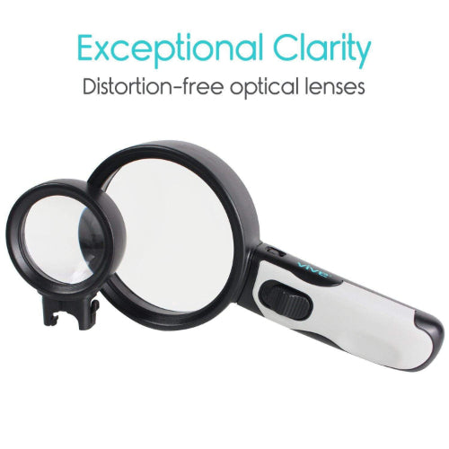 Vive Health Led Magnifying Glass with Pouch