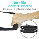 Vive Health Bed Ladder, Adjustable Buckle Strap with Non-Slip Foam Grips for Safe Mobility Assistance