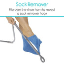 Vive Health Sock and Shoe Assist Kit, 2-Piece Set with 23-Inch Shoe Horn and Sock Remover