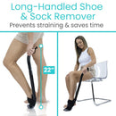 Vive Health Sock Remover, No Bending Tool for Seniors, Lightweight and Portable for Daily Use