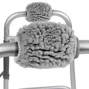 Vive Health Sheepskin Walker Grips, Removable Foam Padding for Comfort, Fits Standard and Bariatric Walkers