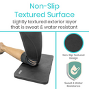Vive Health Yoga Knee Cushion, Thick Foam for Joint Pressure Relief, 17.5 x 11 Inches, Black