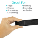 Vive Health Yoga Knee Cushion, Thick Foam for Joint Pressure Relief, 17.5 x 11 Inches, Black