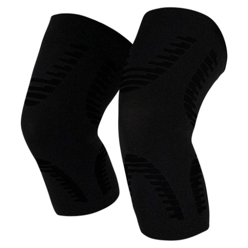 Vive Health Knee Sleeves, 4-Way Stretch, Nonslip, Black, Small 9.64” Length