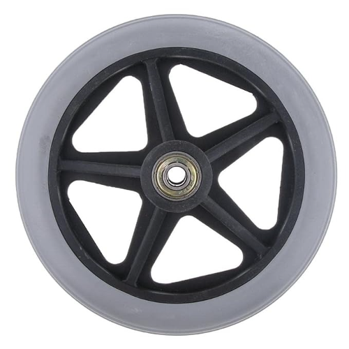 Drive Medical Walker Rollator Replacement Wheel (1) Grey Tire (HL450W (Front))