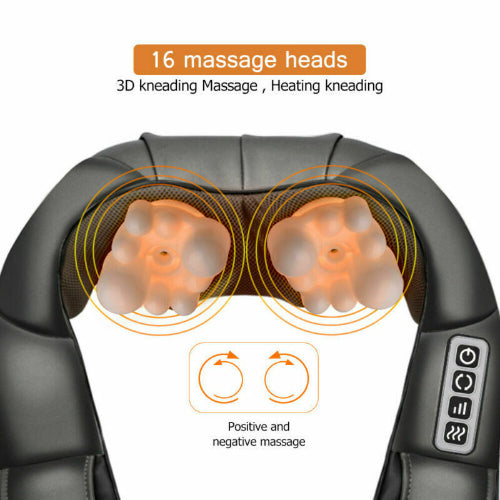 Neck Kneading Massager Massage Cape Body Muscle Pain