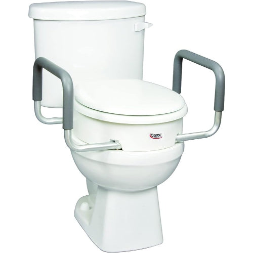 Carex Toilet Seat Elevator with Handles for Elongated Toilets