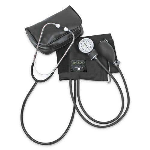 Aneroid Blood Pressure Kit with Stethoscope, 2 Each