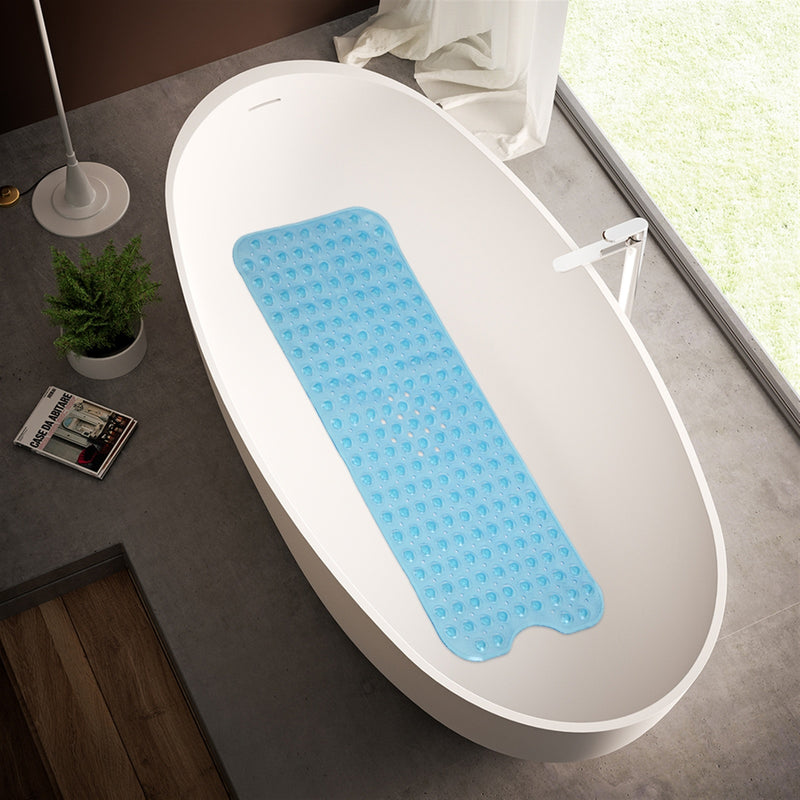 Spatlus Bath Tub Mat, Non Slip Shower Mats with Suction Cups and Drain Holes, Bathtub Mats Bathroom Mats Machine Washable