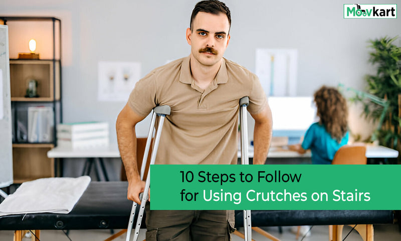 how to use crutches on stairs