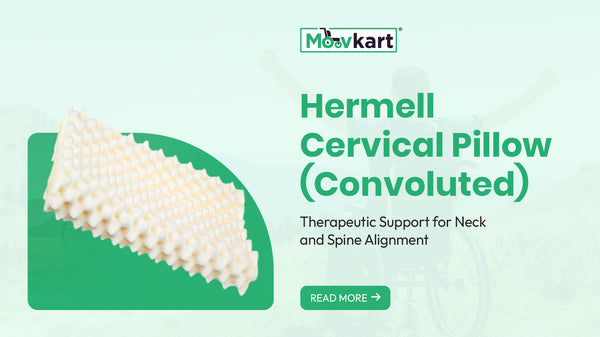 Hermell Convoluted Cervical Pillow: Therapeutic Support for Neck and Spine Alignment