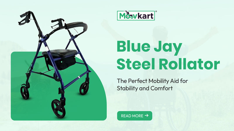 Blue Jay Steel Rollator Walker : The Perfect Mobility Aid for Stability and Comfort