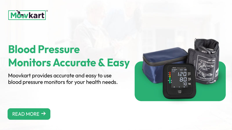 Monitor Your Health with the Best Blood Pressure Monitors for Home Use from Moovkart