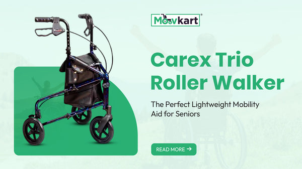 Carex Trio Roller Walker: The Perfect Lightweight Mobility Aid for Seniors