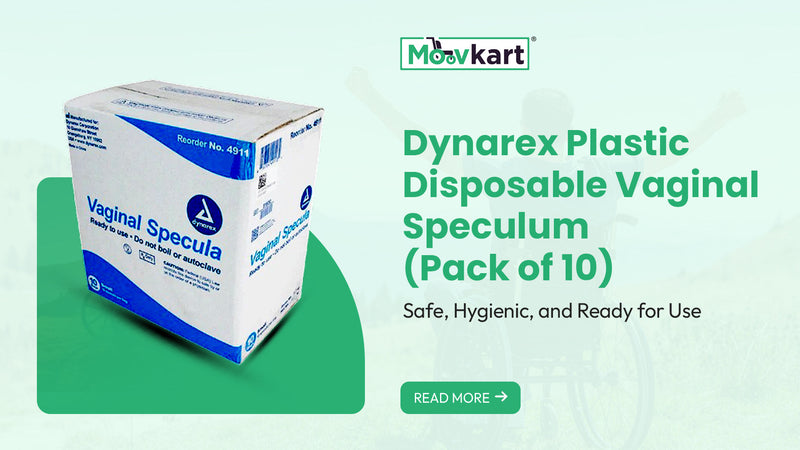 Dynarex Plastic Disposable Vaginal Speculum (Pack of 10): Safe, Hygienic, and Ready for Use